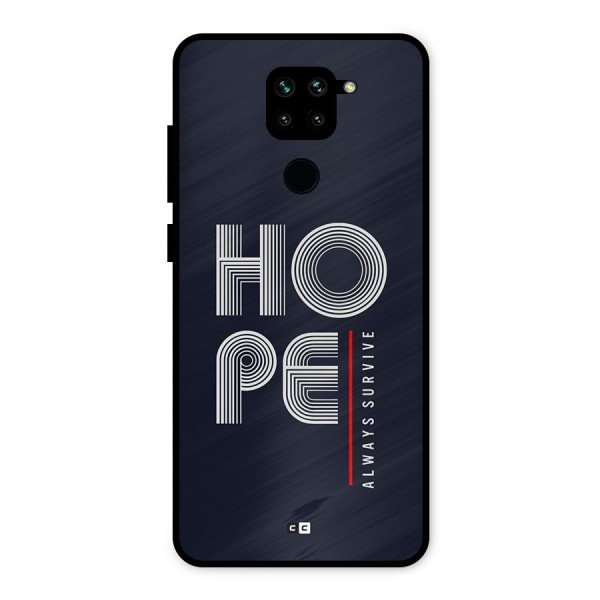 Hope Survives Metal Back Case for Redmi Note 9