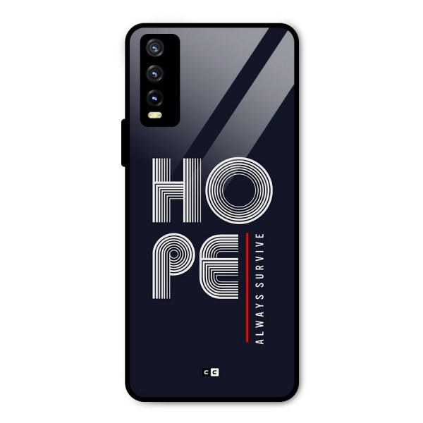 Hope Survives Metal Back Case for Vivo Y20 2021