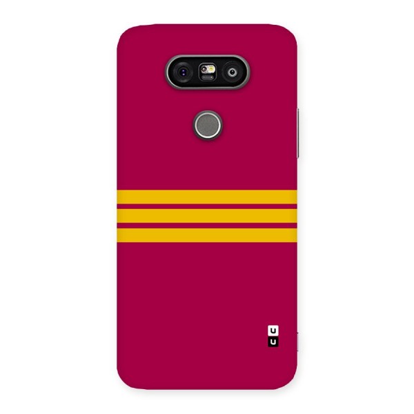 Horizontal Sports Stripes Back Case for LG G5