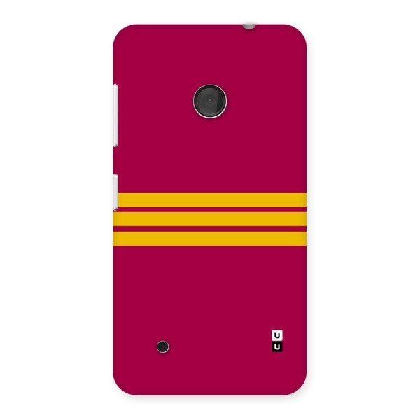 Horizontal Sports Stripes Back Case for Lumia 530