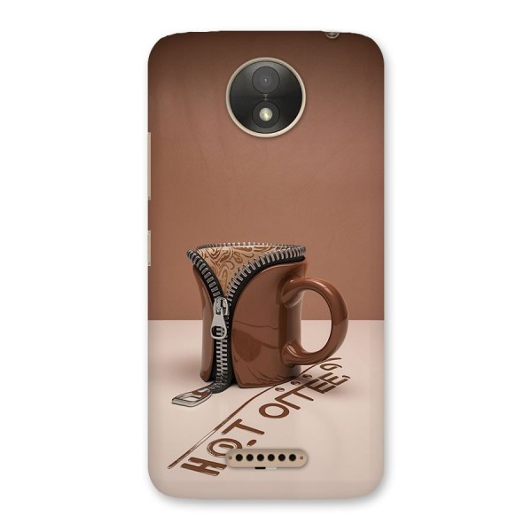 Hot Coffee Back Case for Moto C Plus