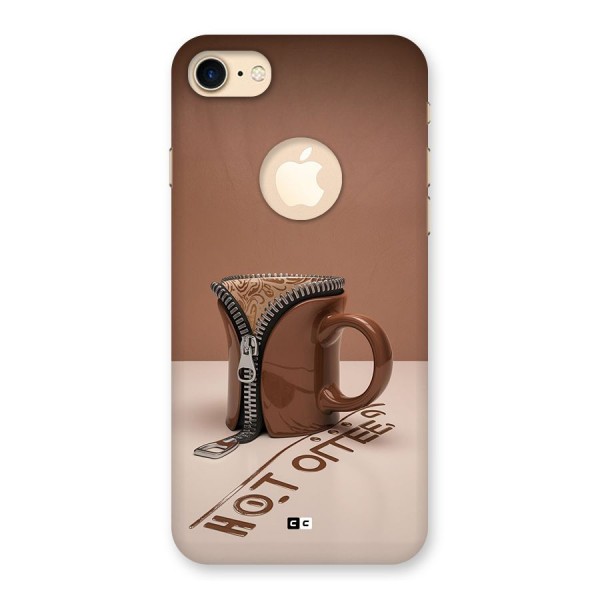 Hot Coffee Back Case for iPhone 8 Logo Cut