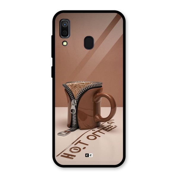 Hot Coffee Glass Back Case for Galaxy A30