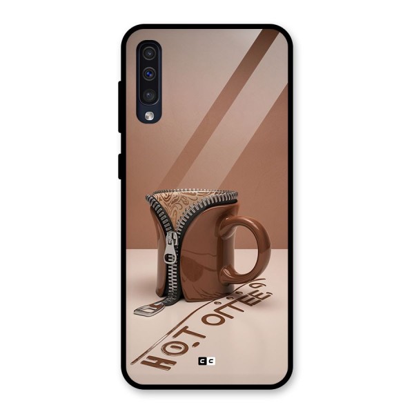 Hot Coffee Glass Back Case for Galaxy A50s