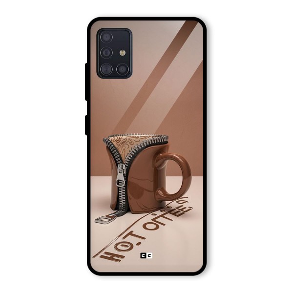 Hot Coffee Glass Back Case for Galaxy A51