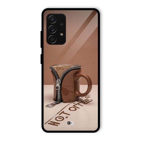 Hot Coffee Glass Back Case for Galaxy A53 5G