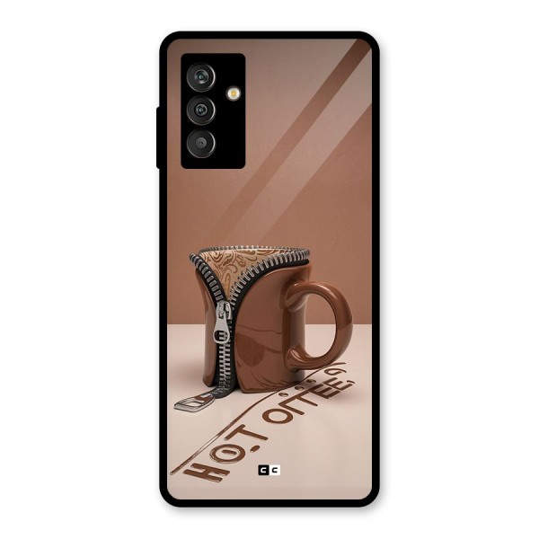 Hot Coffee Glass Back Case for Galaxy M13