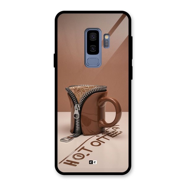 Hot Coffee Glass Back Case for Galaxy S9 Plus