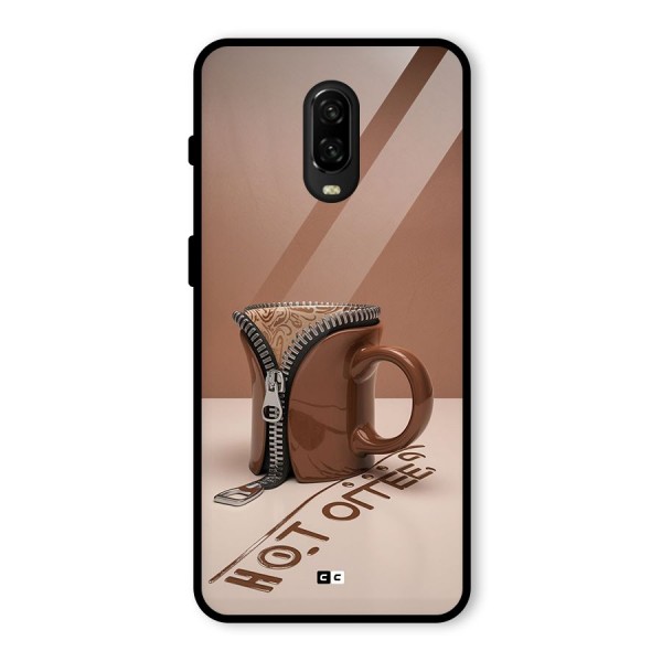 Hot Coffee Glass Back Case for OnePlus 6T