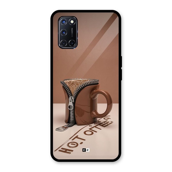 Hot Coffee Glass Back Case for Oppo A52