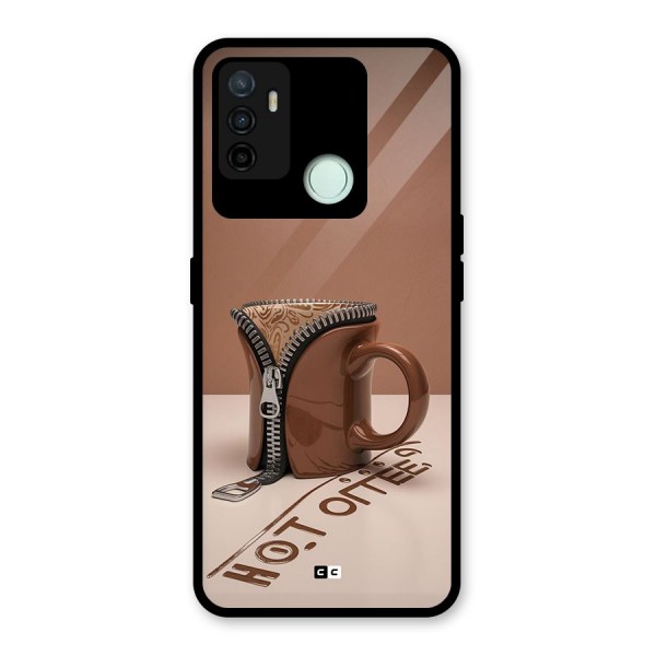 Hot Coffee Glass Back Case for Oppo A53