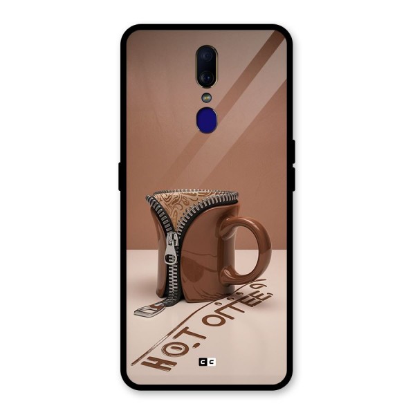 Hot Coffee Glass Back Case for Oppo F11