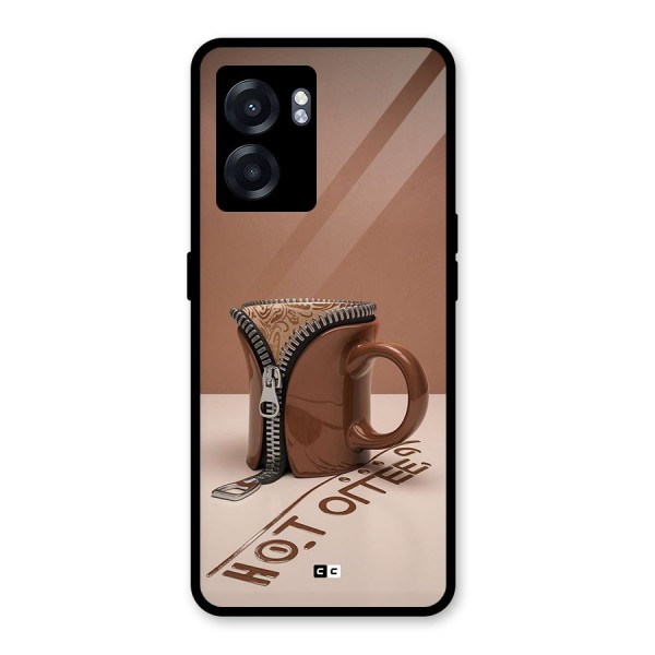 Hot Coffee Glass Back Case for Oppo K10 (5G)