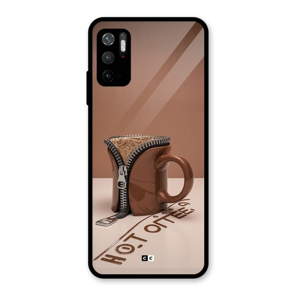 Hot Coffee Glass Back Case for Poco M3 Pro 5G