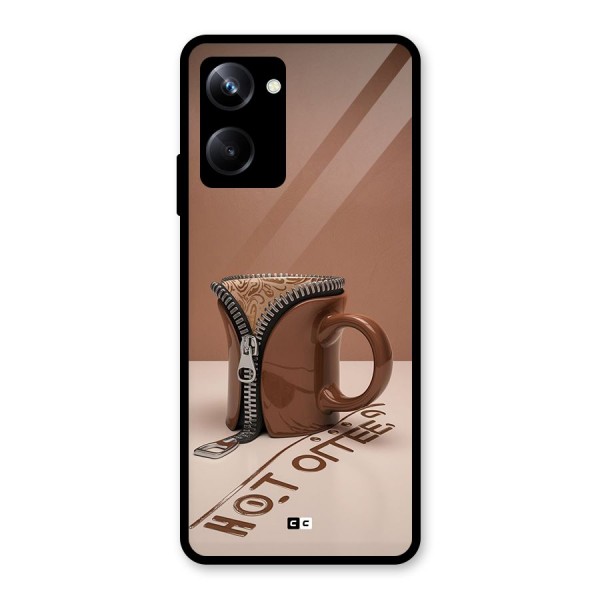 Hot Coffee Glass Back Case for Realme 10 Pro