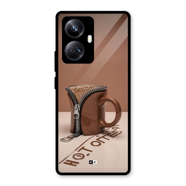 Hot Coffee Glass Back Case for Realme 10 Pro Plus