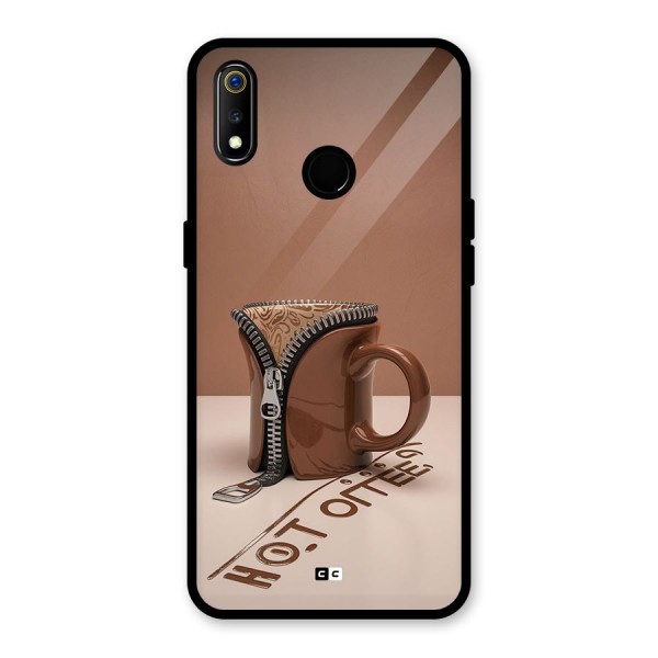 Hot Coffee Glass Back Case for Realme 3