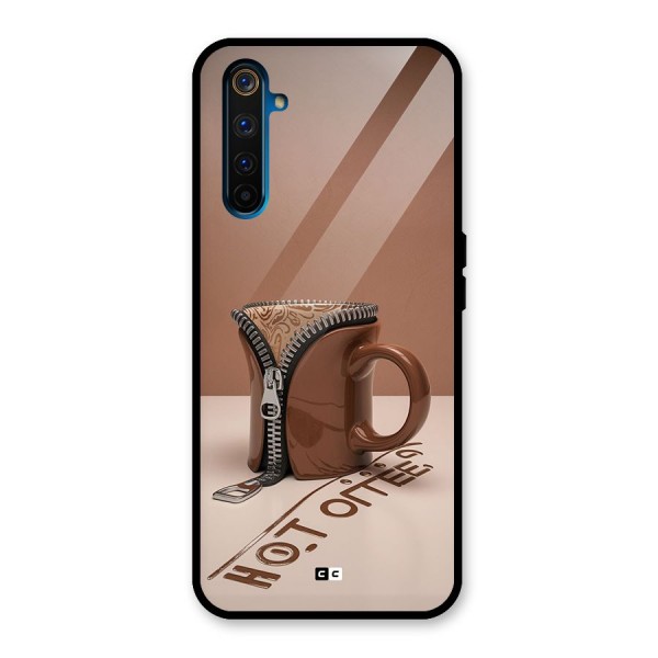 Hot Coffee Glass Back Case for Realme 6 Pro