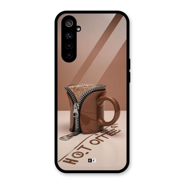 Hot Coffee Glass Back Case for Realme 6i