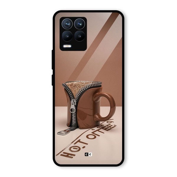 Hot Coffee Glass Back Case for Realme 8 Pro