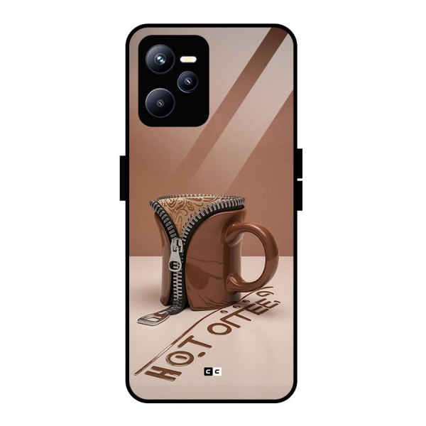 Hot Coffee Glass Back Case for Realme C35