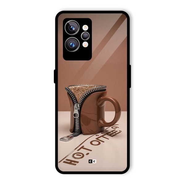 Hot Coffee Glass Back Case for Realme GT2 Pro