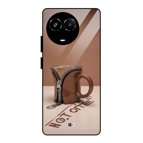 Hot Coffee Glass Back Case for Realme Narzo 60X