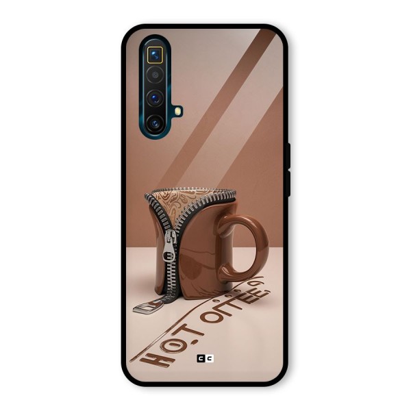 Hot Coffee Glass Back Case for Realme X3 SuperZoom