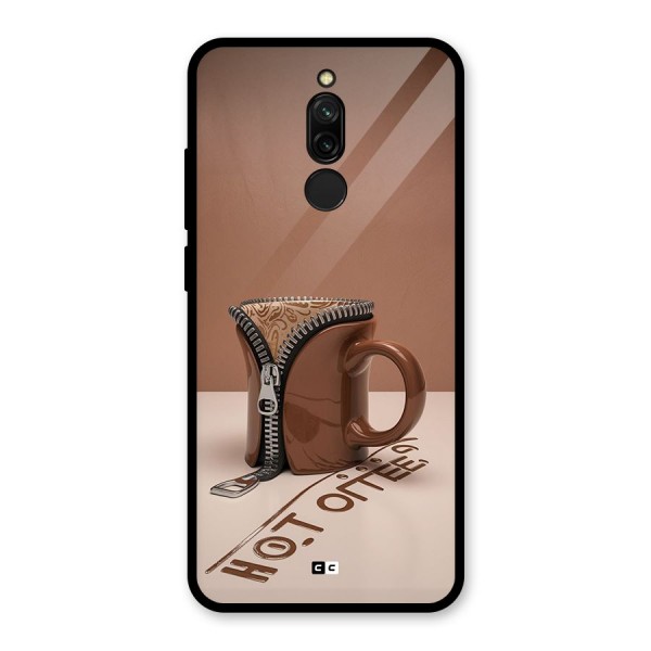 Hot Coffee Glass Back Case for Redmi 8