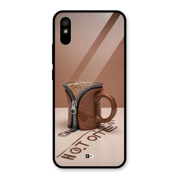 Hot Coffee Glass Back Case for Redmi 9i