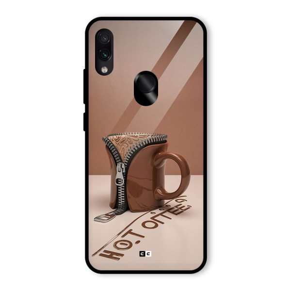 Hot Coffee Glass Back Case for Redmi Note 7