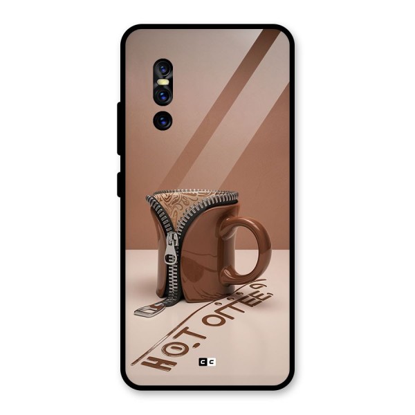 Hot Coffee Glass Back Case for Vivo V15 Pro