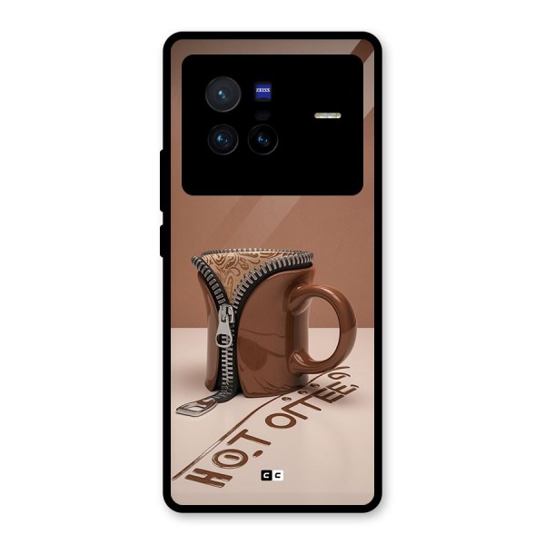 Hot Coffee Glass Back Case for Vivo X80