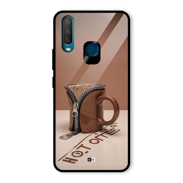 Hot Coffee Glass Back Case for Vivo Y17