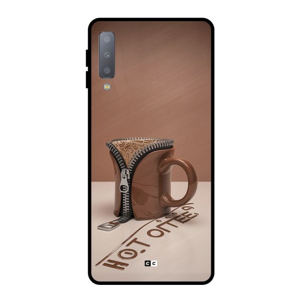 Hot Coffee Metal Back Case for Galaxy A7 (2018)