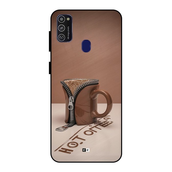 Hot Coffee Metal Back Case for Galaxy M30s