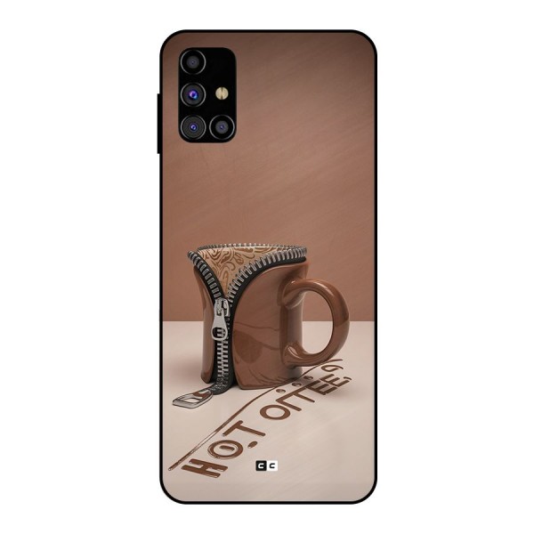 Hot Coffee Metal Back Case for Galaxy M31s