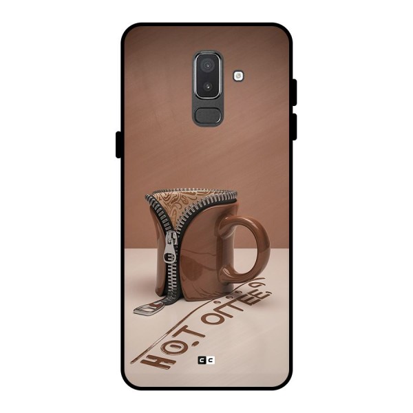 Hot Coffee Metal Back Case for Galaxy On8 (2018)