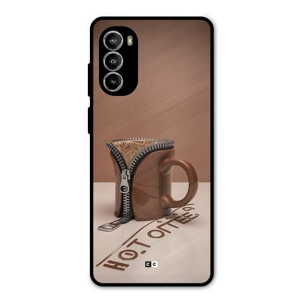 Hot Coffee Metal Back Case for Moto G82