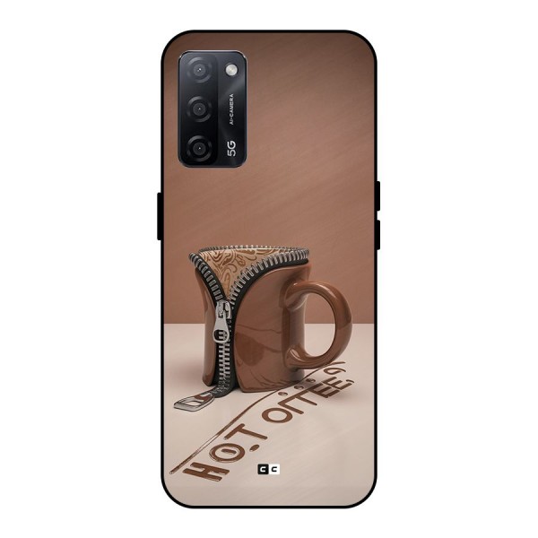 Hot Coffee Metal Back Case for Oppo A53s 5G