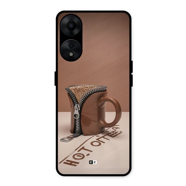 Hot Coffee Metal Back Case for Oppo A78 5G