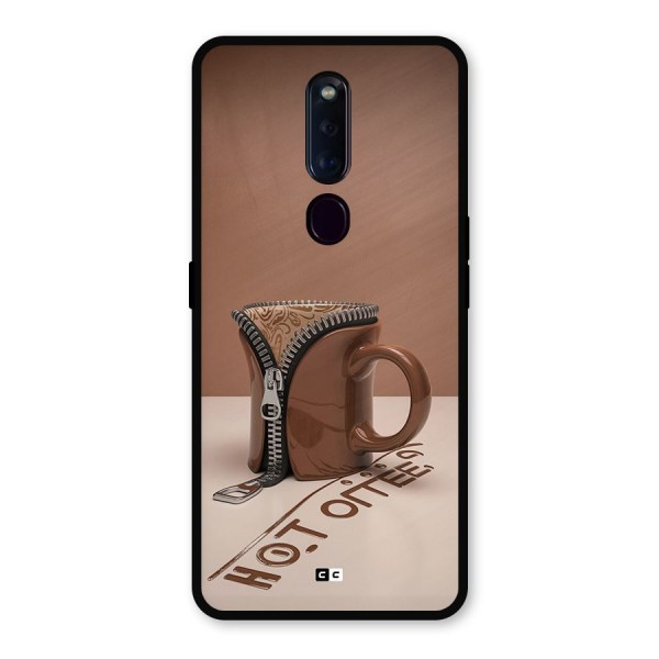 Hot Coffee Metal Back Case for Oppo F11 Pro