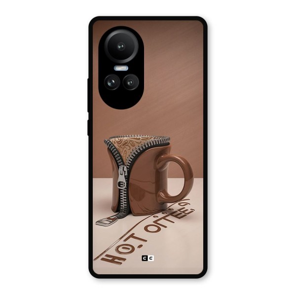 Hot Coffee Metal Back Case for Oppo Reno10