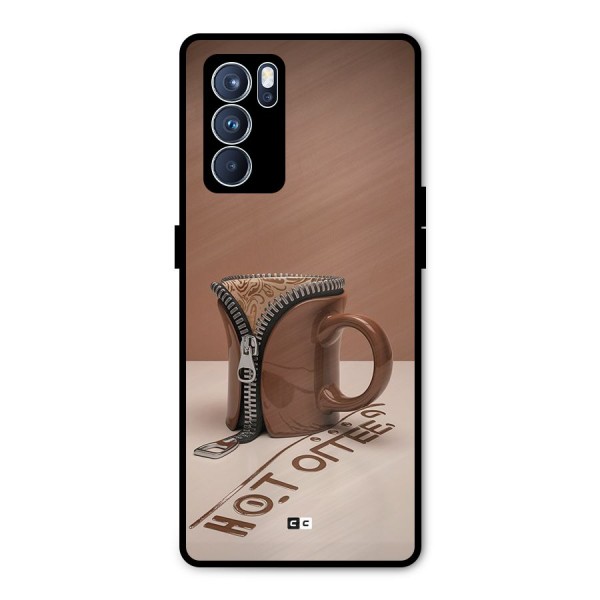 Hot Coffee Metal Back Case for Oppo Reno6 Pro 5G