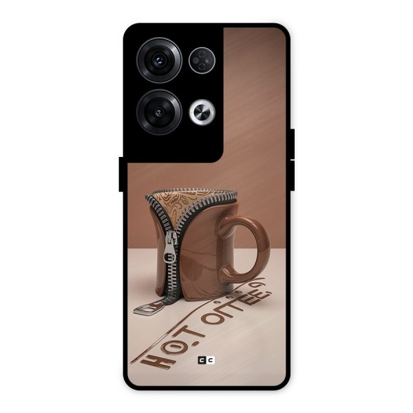 Hot Coffee Metal Back Case for Oppo Reno8 Pro 5G