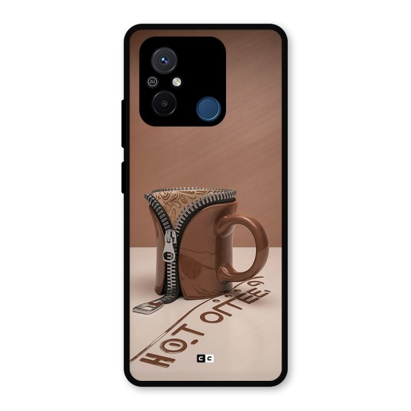 Hot Coffee Metal Back Case for Poco C55