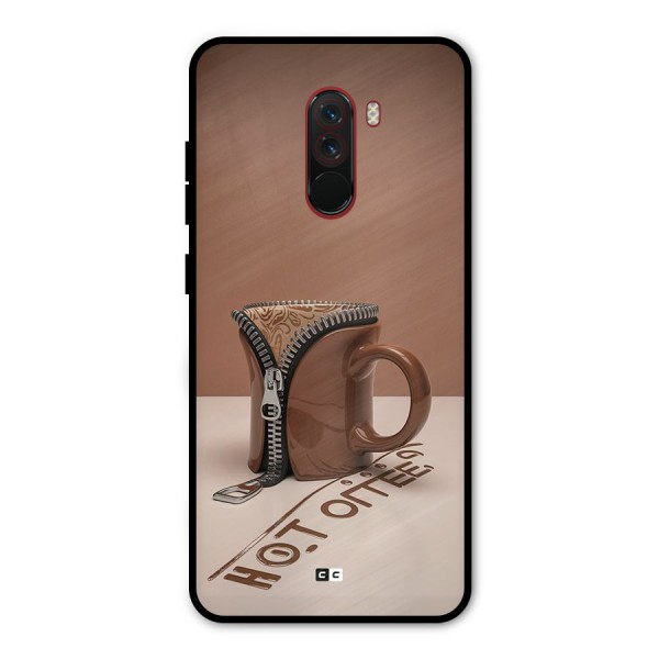 Hot Coffee Metal Back Case for Poco F1