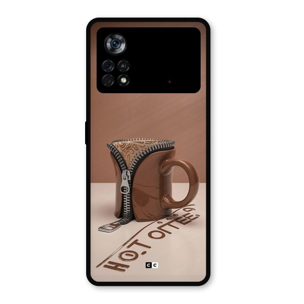 Hot Coffee Metal Back Case for Poco X4 Pro 5G