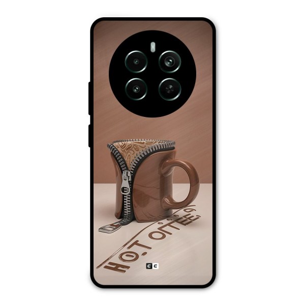 Hot Coffee Metal Back Case for Realme 12 Plus