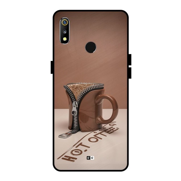 Hot Coffee Metal Back Case for Realme 3